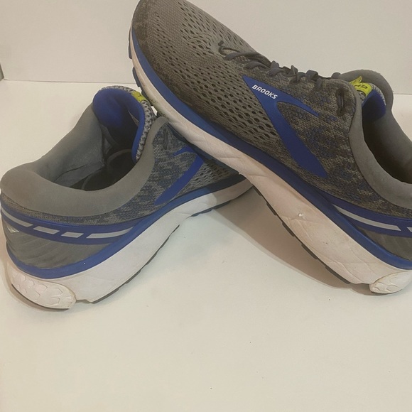 Brooks Mens Gray and Blue Running Shoes Size 12.5 - Picture 8 of 15